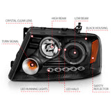 ANZO USA - Projector Headlight Set w/Halo - 111204