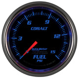 2-5/8" FUEL PRESSURE, 0-15 PSI, COBALT — Blue