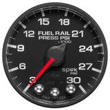 2-1/16" FUEL RAIL PRESSURE, 3-30K PSI, SPEK-PRO, BLACK/BLACK (P321328)