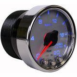 GAUGE, PYRO. (EGT), 2 1/16", 2000?F, STEPPER MOTOR W/PEAK & WRN, SLVR/CHRM, SPEK — Red (P31021)