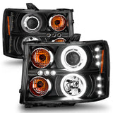 ANZO USA - Projector Headlight Set w/Halo - 111125