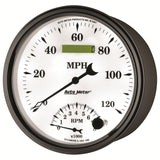 Autometer 5IN Tach/speedo Combo LED OLD TYME White II (ATM1290) — view 3