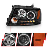 ANZO USA - Projector Headlight Set w/Halo - 111204