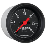 2-1/16" FUEL RAIL PRESSURE, 0-30K PSI, Z-SERIES — Red (2686)