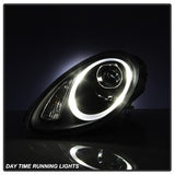 Spyder Projector Headlights - DRL LED - Black (5083210) - image 2