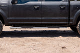 Raptor Series Oval Running Boards Black Textured Aluminum - Part# 2003-0366BT