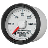 2-1/16" FUEL RAIL PRESSURE, 0-30K PSI, GEN 3 DODGE FACTORY MATCH (8593)