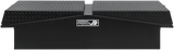 Highway Product 71 X 16 X 23 GULL WING TOOL BOX WITH SMOOTH BLACK BASE, BLACK DIAMOND PLATE LID - 3412-005-BK62