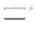 S8 Straight LED Light Bar (30 Inch; Wide Cornering; Baja Amber)