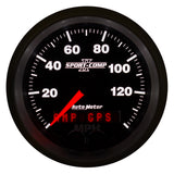 3-3/8" GPS SPEEDOMETER, 0-140 MPH, SPORT-COMP II
