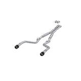 3in. Cat-Back. Dual Rear Exit. Street Version. T304. Dual CF Tips
