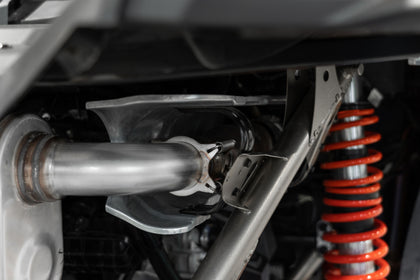 Active Exhaust. T304 Dual-Out. 3" OD Carbon Fiber Tips.