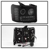 Spyder Projector Headlights - LED Halo - Black Smoke (5078506) - image 2