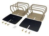 Titanium Finish Euro Tail Lamp Guard Set for 76-86 CJ-7, CJ-8, YJ, TJ Wranglers