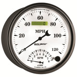 Autometer 5IN Tach/speedo Combo LED OLD TYME White II (ATM1290) — view 5