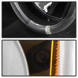 Spyder Projector Headlights - LED Halo - Amber Reflector (5009456) - image 4