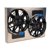 Derale Powerpack - Brushless Dual 12" RAD Fan/Aluminum Shroud w/ PWM Controller (67942185)