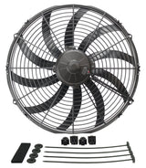 Derale 16" High Output Curved Blade Electric Puller Fan - image 2