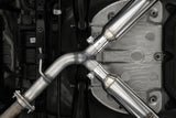 2.5in. Axle-Back. Dual Split Quad Rear Exit. T304 with CF Tips