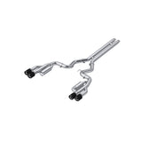 3in. Cat-Back. Dual Rear Exit. Quad Carbon Tips. Race Version. T304