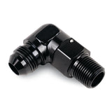 Derale Aluminum Swivel Fitting 90° 1/2" NPT x -6AN Male - image 2