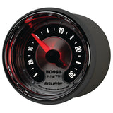 2-1/16" BOOST/VACUUM, 30 IN HG/30 PSI, AMERICAN MUSCLE — Polished (1259)