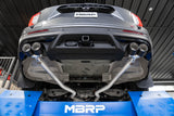 2.5in. Axle-Back. Dual Rear Exit. T304. CF Tips