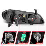 ANZO USA - Projector Headlight Set w/Halo - 121077