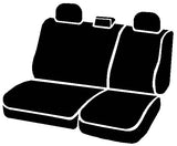 FIA TRS40 Series - Wrangler Solid Saddle Blanket Custom Fit Seat Covers (TRS4284GRAY)