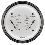 3-3/8" DUAL GAUGE, 100-250 F/8-18V, OLD-TYME WHITE