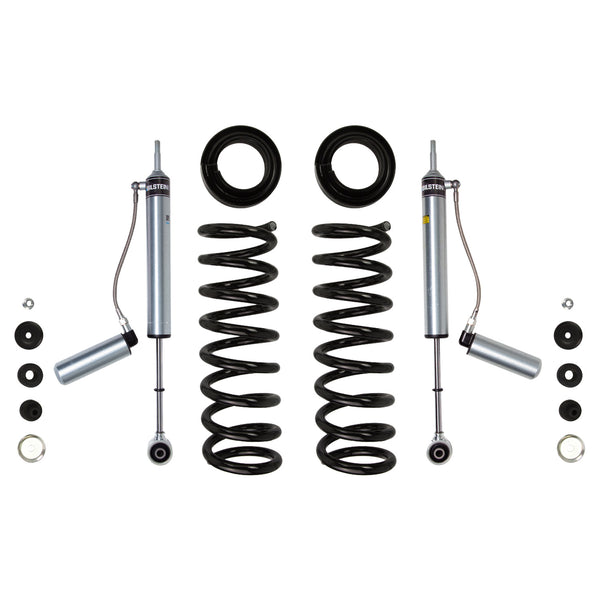 Bilstein Leveling Suspension Kit B8 5162 Front (BIL46-264503) — Dampers: Zinc Plated/Springs: Black — 2013-2026 Ram 3500