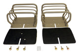 Titanium Finish Euro Tail Lamp Guard Set for 76-86 CJ-7, CJ-8, YJ, TJ Wranglers