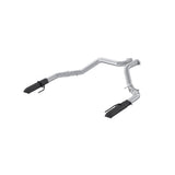 MBRP 3 Inch Axle-Back Dual Rear Turndown, T304 BLK (S5278BLK)