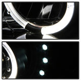 Spyder Projector Headlights - LED Halo - Black (5009234) - image 8