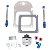 Edelbrock Fuel Pressure Regulator Kit - Single Regulator, Dual Outlet, 4500 Flange - image 2