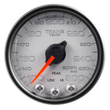 GAUGE, TRANS TEMP, 2 1/16", 300?F, STEPPER MOTOR W/PK & WRN, SLVR/BLK, SPEK-PRO