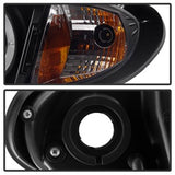 Spyder 1PC Projector Headlights - LED Halo - Black (5042415) - image 4