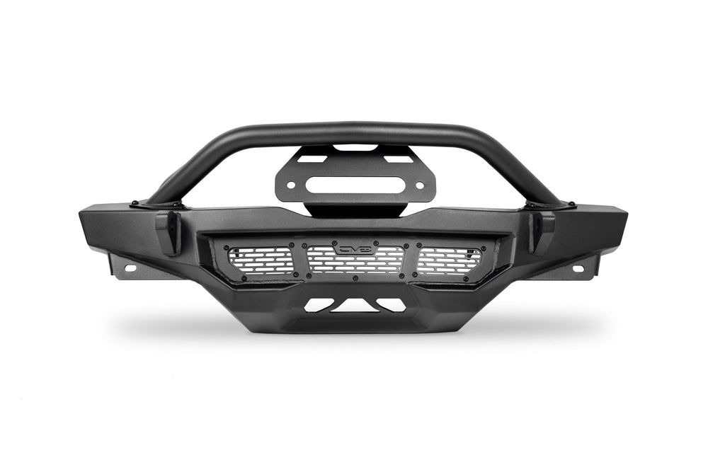 DV8 Offroad 2018+ Wrangler JL/Gladiator JT Spec Series Front Bumper Black (FBJL-09)