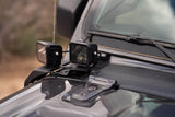 DV8 Offroad 2018+ Wrangler/2020+ Gladiator Lower Apillar Dual Pod Light Mounts Black