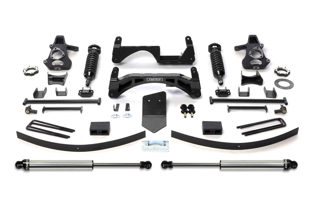 Fabtech Performance Lift System w/Shocks — 6" Lift — 2007-2013 Chevrolet Silverado 1500 / GMC Sierra 1500 (K1025DL)