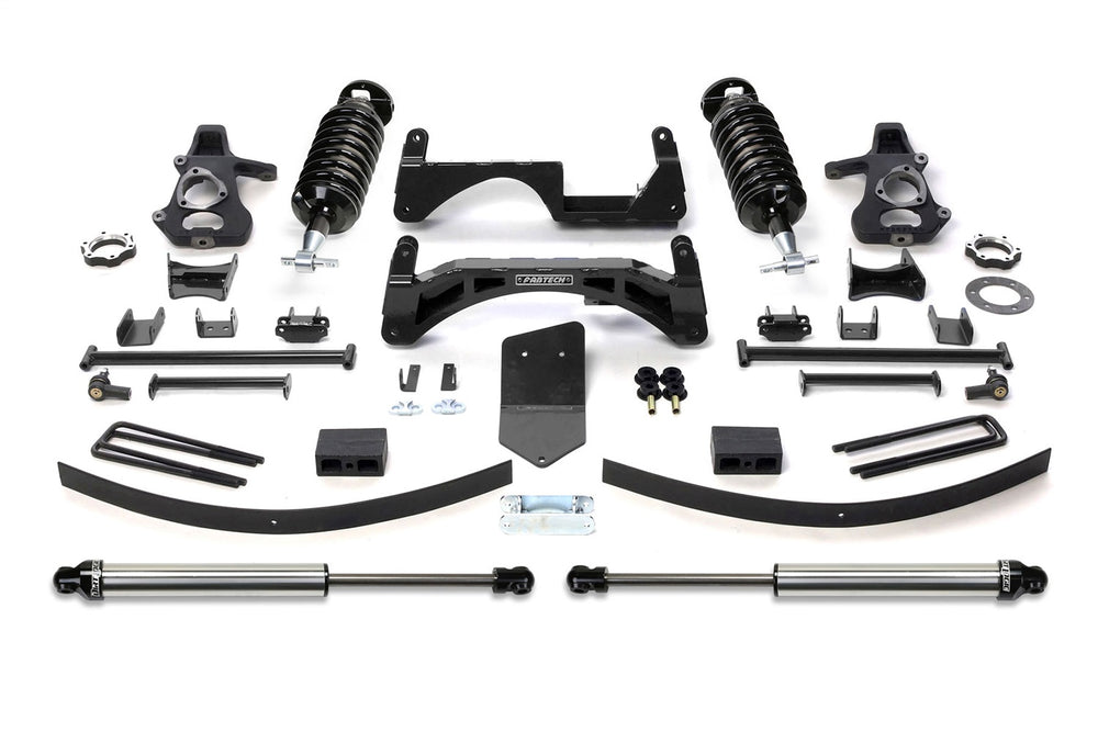 Fabtech Performance Lift System w/Shocks — 6" Lift — 2007-2013 Chevrolet Silverado 1500 / GMC Sierra 1500 (K1026DL)