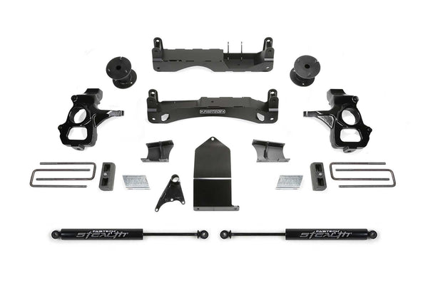 Fabtech 4" Basic System Chevy 1500 with Stealth Shocks — 2014-2018 Chevy Silverado 1500 / GMC Sierra 1500