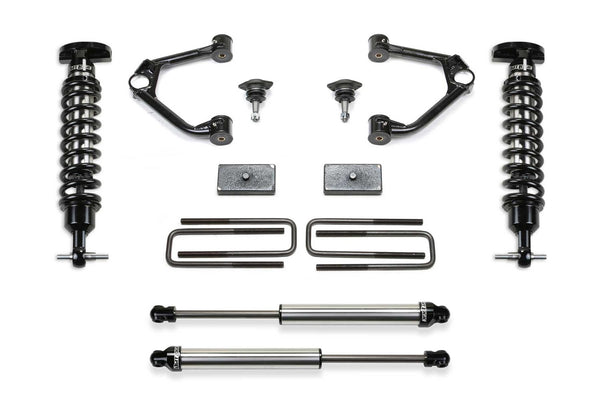 Fabtech Système de rehaussement Performance 3" avec amortisseur Dirt Logic — 2019-2023 Chevrolet Silverado 1500 / GMC Sierra 1500