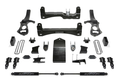 Fabtech Basic Lift System w/Shocks — 6" Lift — 2019-2023 Chevrolet Silverado 1500 / GMC Sierra 1500 (K1132M)