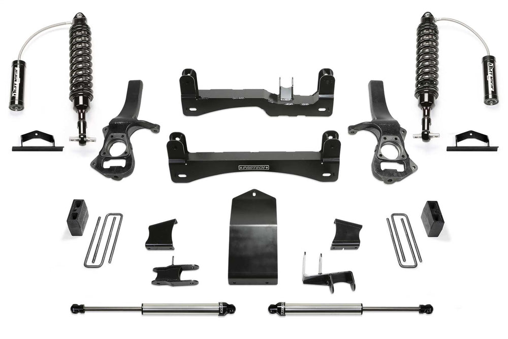Fabtech Performance Lift System w/Shocks — 6" Lift — 2019-2023 Chevrolet Silverado 1500 / GMC Sierra 1500 (K1134DL)