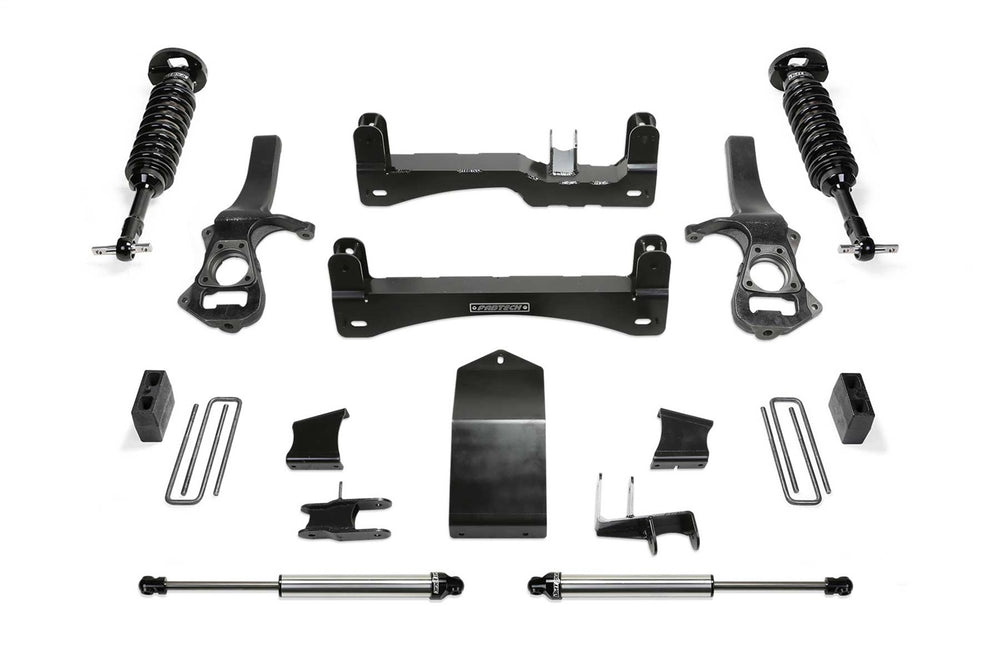 Fabtech Performance Lift System w/Shocks — 4" Lift — 2019-2021 Chevy Silverado 1500 / GMC Sierra 1500 & 2022 Chevy Silverado 1500 LTD / GMC Sierra 1500 Limited (K1140DL)