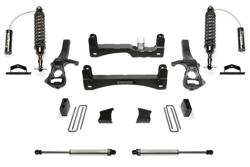 Fabtech Performance Lift System w/Shocks — 6" Lift — 2019-2021 Chevy Silverado 1500 / GMC Sierra 1500 & 2022 Chevy Silverado 1500 LTD / GMC Sierra 1500 Limited (K1151DL)