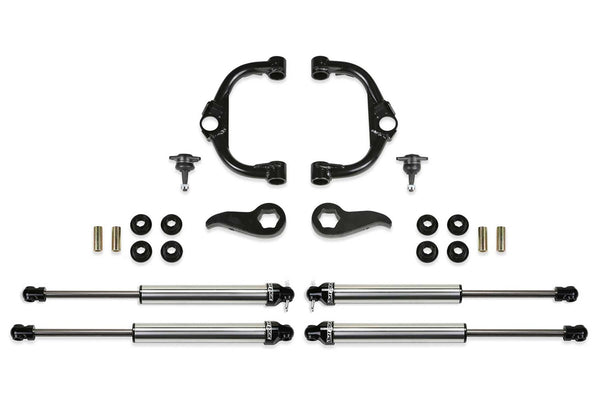 Fabtech Uniball UCA Lift System with Shocks — 3.5" Lift — 2020-2021 Chevrolet Silverado 3500 HD, GMC Sierra 3500 HD; 2020-2023 Chevrolet Silverado 2500 HD, GMC Sierra 2500 HD (K1157DL)