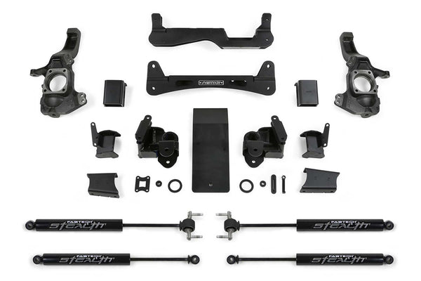 Fabtech 6" RTS Lift Kit with Stealth Shocks — 2020-2024 Chevy Silverado 3500 HD / GMC Sierra 3500 HD, 4WD (K1161M)