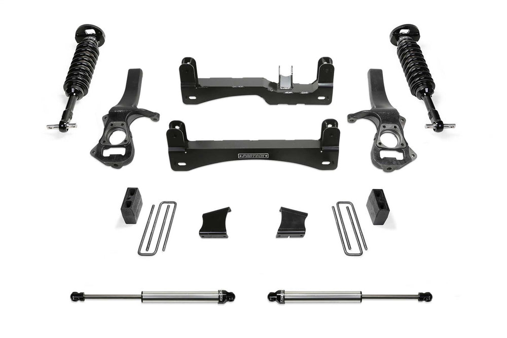 Fabtech Performance Lift System w/Shocks — 6" Lift — 2021-2023 Chevrolet Silverado 1500 / 2022-2023 GMC Sierra 1500 (K1193DL)